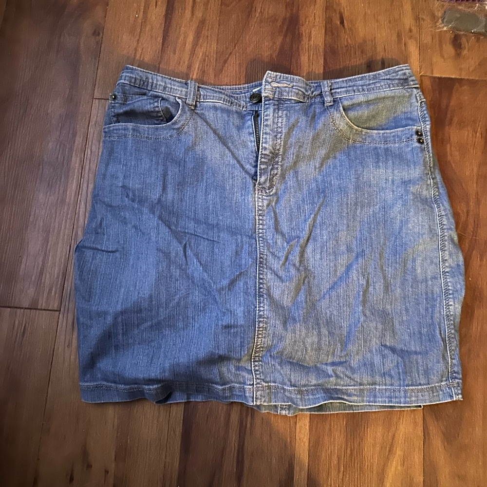 jean skirt